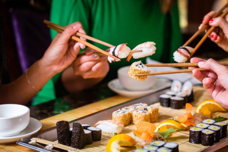 regalar experiencias originales en Barcelona: restaurante de sushi