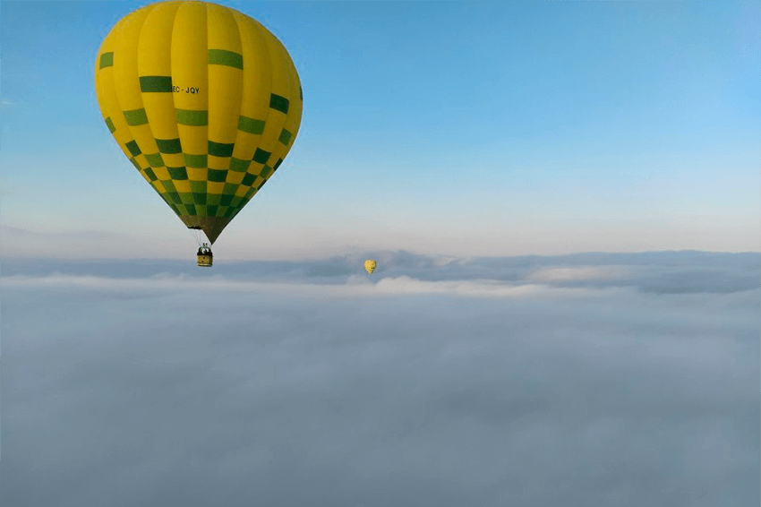 que-hacer-en-girona: Vuelo en globo