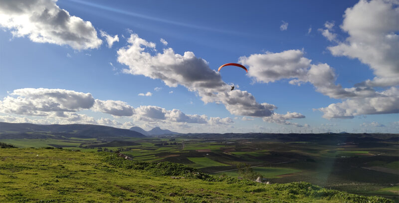 Volar en parapente